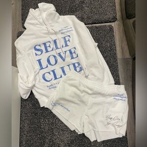 Short and hoodie set